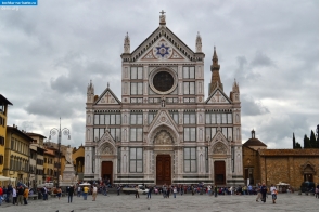 Тоскана. Собор Санта-Кроче (Святого Креста) во Флоренции