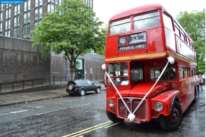 Лондон. Знаменитый лондонский двухэтажный автобус