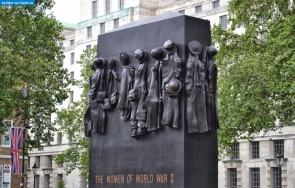 Лондон. Памятник женщинам второй мировой войны в Лондоне