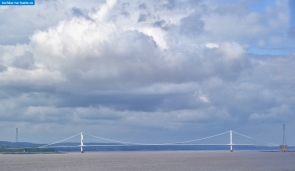 Англия. Бристольский залив и мост через него