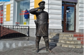 Омская область. Памятник городовому в Омске