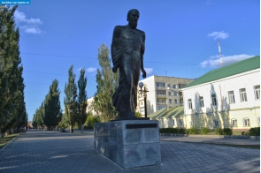 Омская область. Памятник Ф.М. Достоевскому в Омске