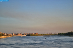 Омская область. Река Иртыш в Омске