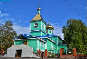 Башкортостан. Деревянная Сергиевская церковь в Уфе