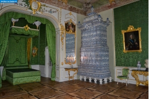 Латвия. Спальня в Рундальском дворце