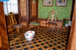 Латвия. Туалетная комната в Рундальском дворце