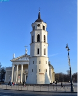 Литва. Колокольня Кафедрального собора в Вильнюсе