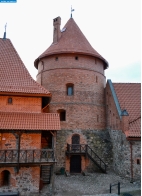 Литва. Северо-западная башня Тракайского замка, служившая тюрьмой