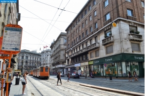 Милан. Улица в центре Милана