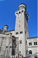 Германия. Башня замка Нойшванштайн в Баварии