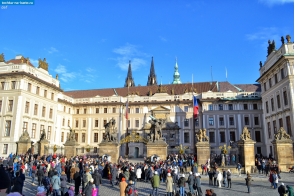 Чехия. Президентский Дворец в Пражском Граде