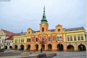 Чехия. Городская ратуша в Мельнике
