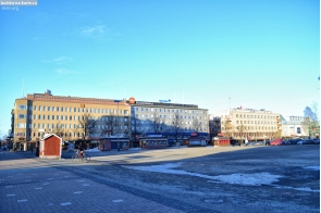 Финляндия. Рыночная площадь в Йоенсуу