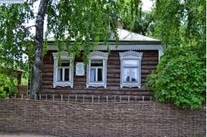 Рязанская область. Дом Есениных в селе Константиново