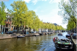 Нидерланды. Один из каналов Амстердама