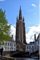 Бельгия. Башня церкви Богоматери в Брюгге