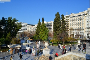 Греция. Площадь Синтагма в Афинах