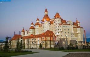 Краснодарский край. Отель "Богатырь" возле Олимпийского парка в Сочи