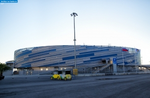 Краснодарский край. Ледовая арена "Шайба" в Олимпийском парке в Сочи