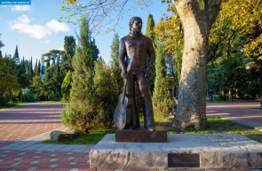 Краснодарский край. Памятник Владимиру Высоцкому в Сочи