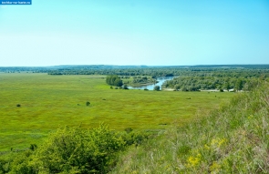 Воронежская область. Вид на реку Дон в Дивногорье