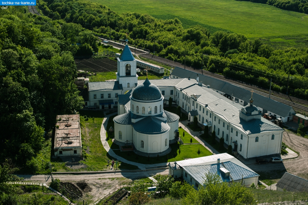 Воронежская область. Вид на Дивногорский монастырь