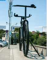 Грузия. Скульптура "Велосипед" в Тбилиси