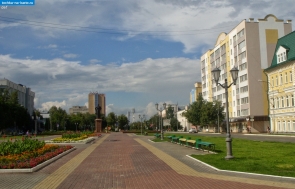 Мордовия. Соборная площадь в Саранске