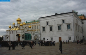 Москва. Грановитая палата и Благовещенский собор Московского Кремля