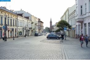 Польша. Улица Краковска в Тарнуве