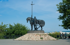 Пензенская область. Памятник "Первопоселенец" в Пензе