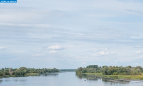 Рязанская область. Река Цна в селе Ямбирно