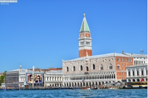 Венеция. Вид на Дворец Дожей и Колокольню Собора Святого Марка