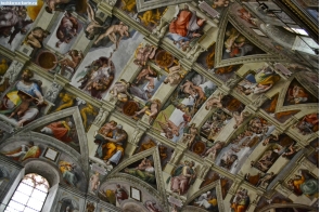 Ватикан. Потолок Сикстинской Капеллы