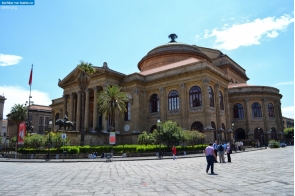 Сицилия. Оперный театр Массимо в Палермо